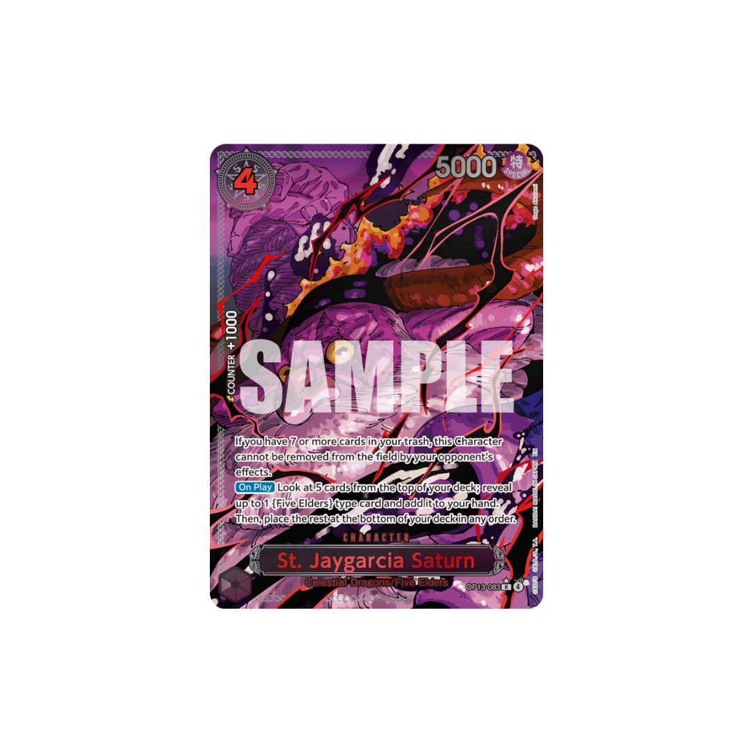 St. Jaygarcia Saturn - OP13-083 - R Godpack - Carrying On His Will