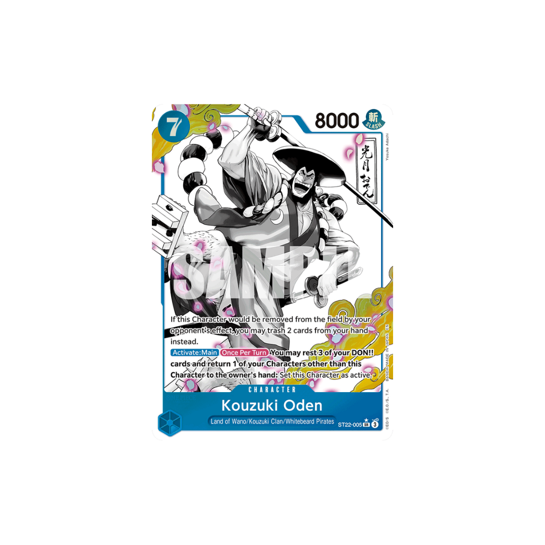 Kouzuki Oden - ST22-005 - SR Parallel - Ace & Newgate