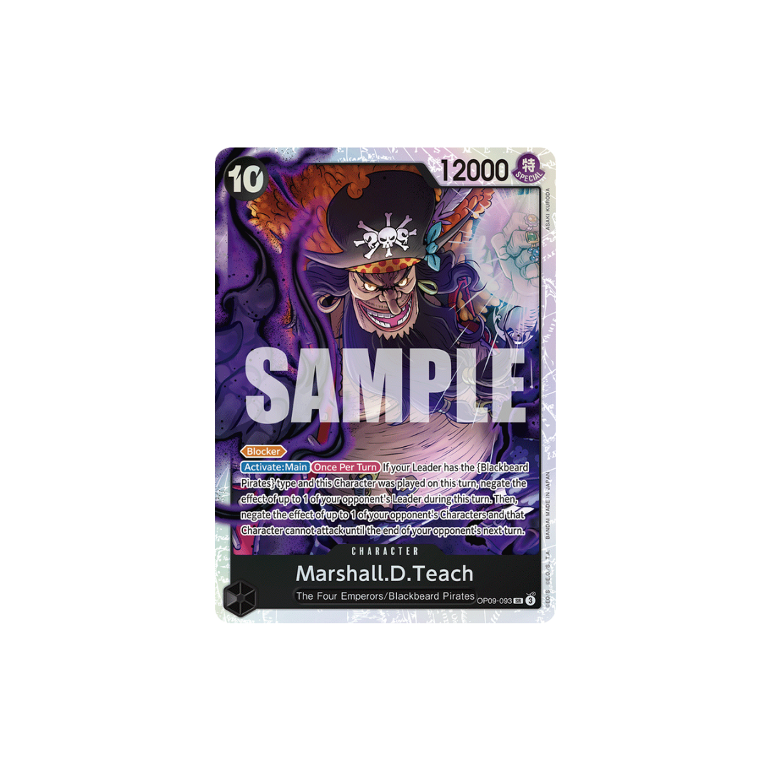Marshall.D.Teach - OP09-093 - SR - Emperors In The New World