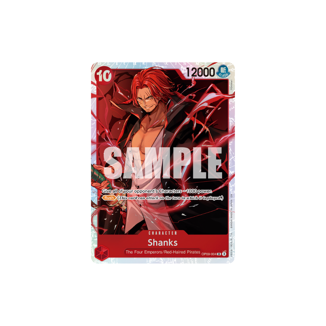 Shanks - OP09-004 - SR - One Piece Card The Best Vol.2