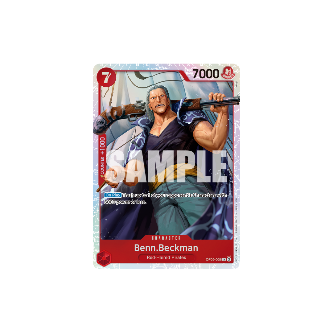 Benn.Beckman - OP09-009 - SR - One Piece Card The Best Vol.2