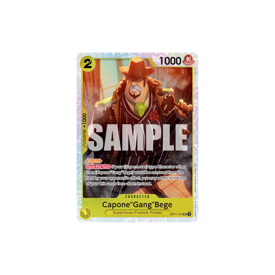 Capone"Gang"Bege - OP11-101 - SR - A Fist Of Divine Speed