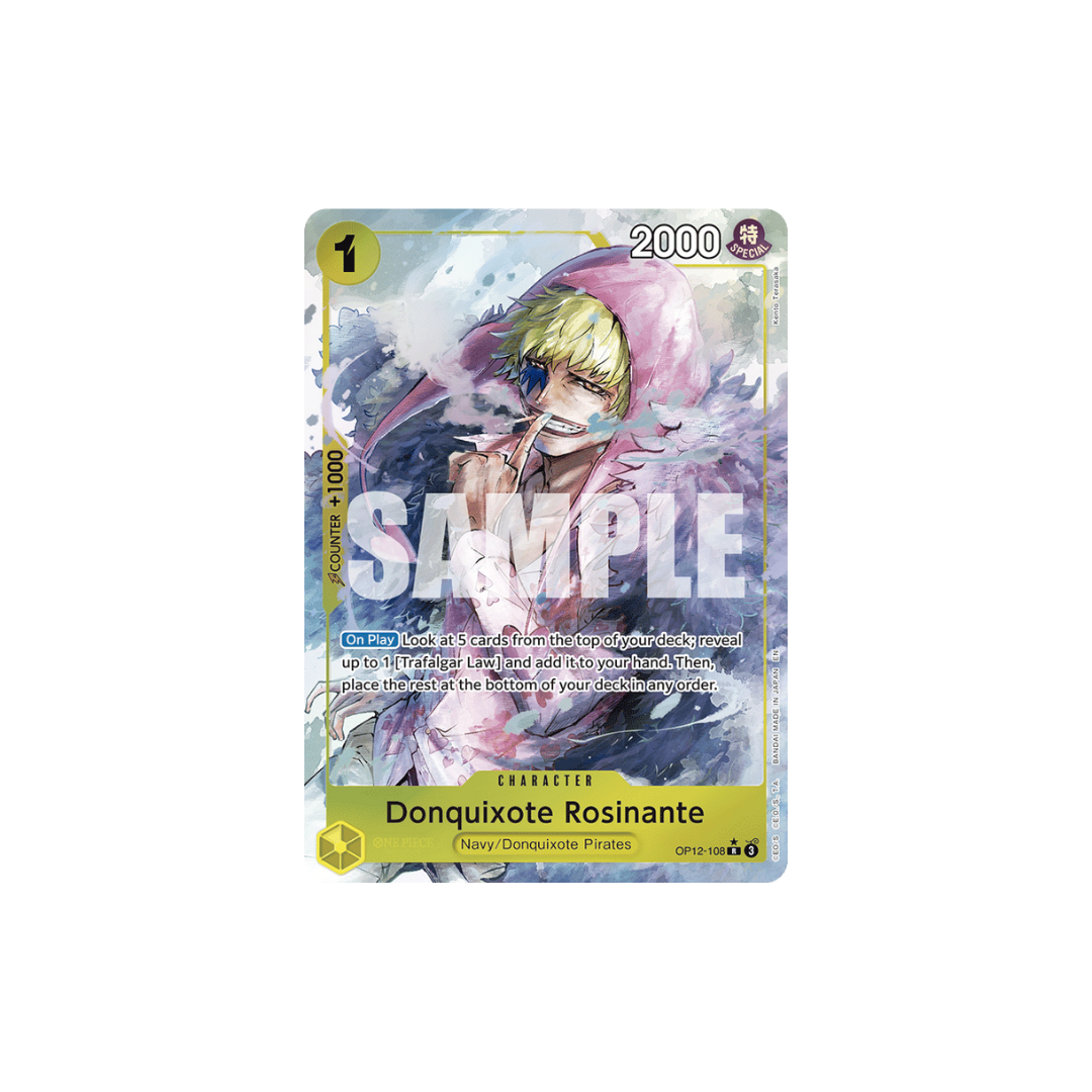 Donquixote Rosinante - OP12-108 - R Parallel - Legacy Of The Master