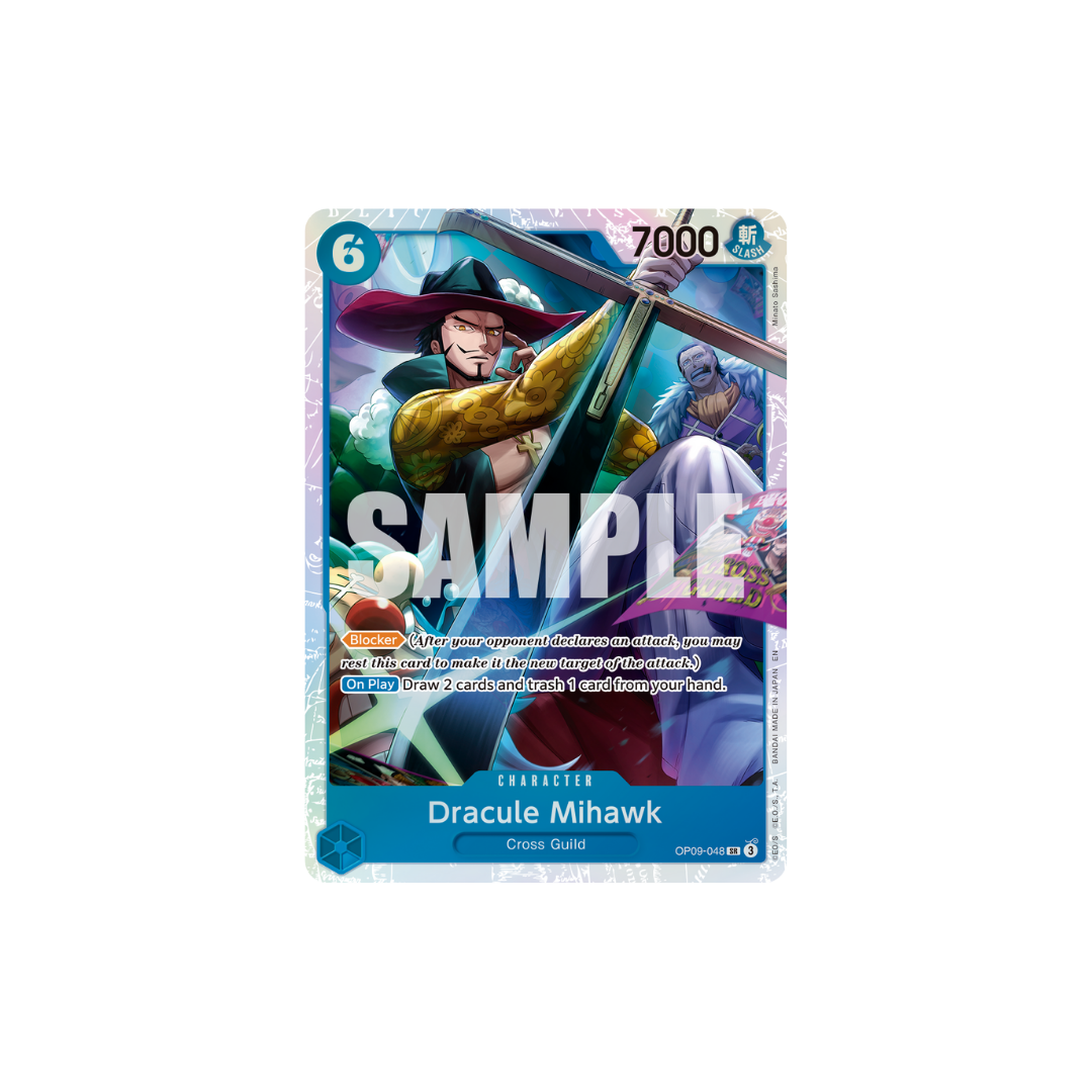 Dracule Mihawk - OP09-048 - SR - One Piece Card The Best Vol.2