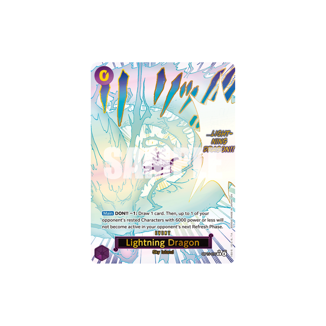 Lightning Dragon - OP15-077 - R Parallel - Adventure On Kami's Island