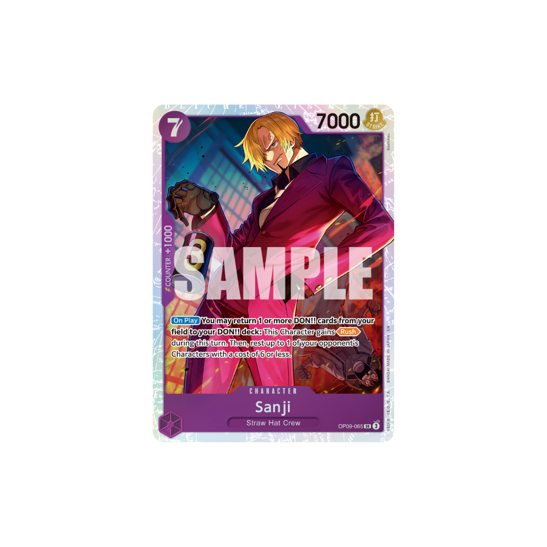 Sanji - OP09-065 - SR - One Piece Card The Best Vol.2