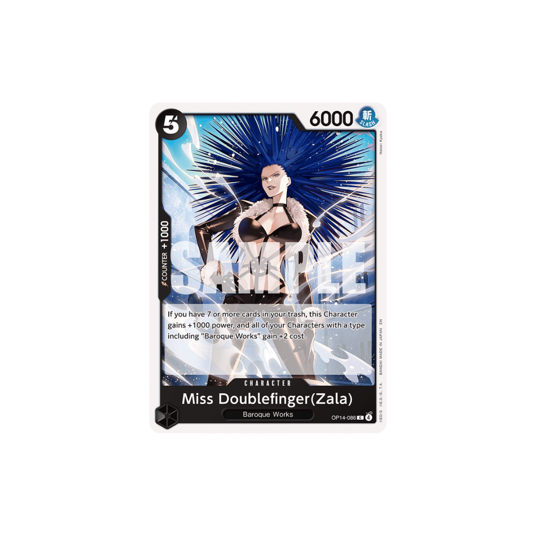 Miss Doublefinger(Zala) - OP14-086 - C - The Azure Sea's Seven