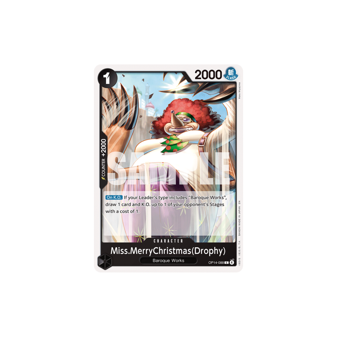 Miss.MerryChristmas(Drophy) - OP14-088 - C - The Azure Sea's Seven
