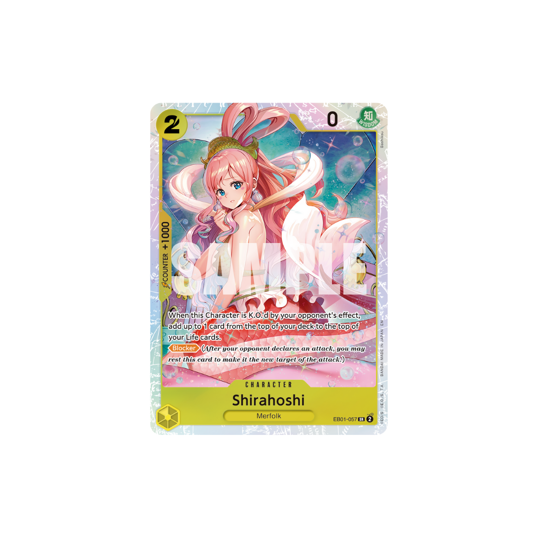 Shirahoshi - EB01-057 - SR - One Piece Card The Best Vol.2