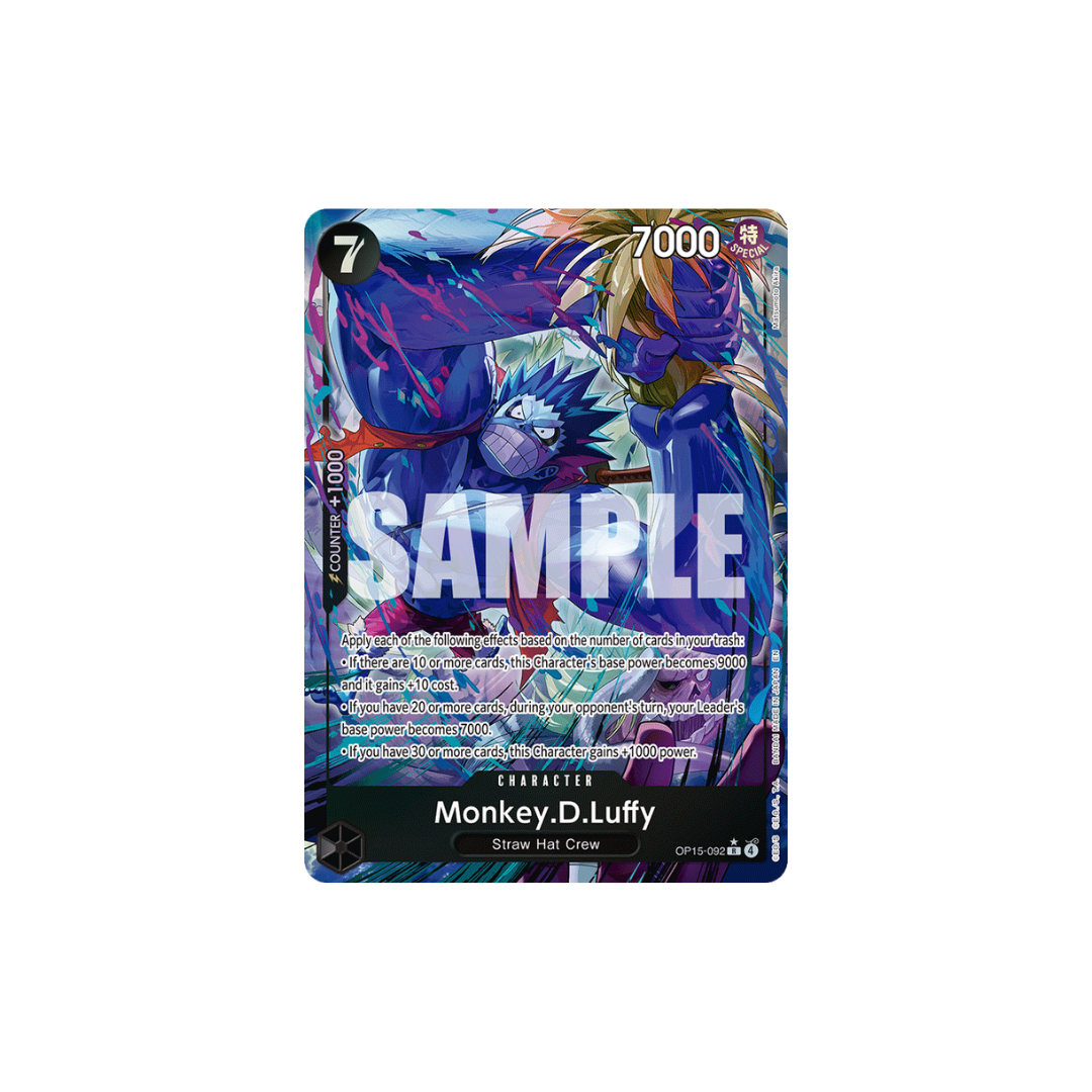 Monkey.D.Luffy - OP15-092 - R Parallel - Adventure On Kami's Island