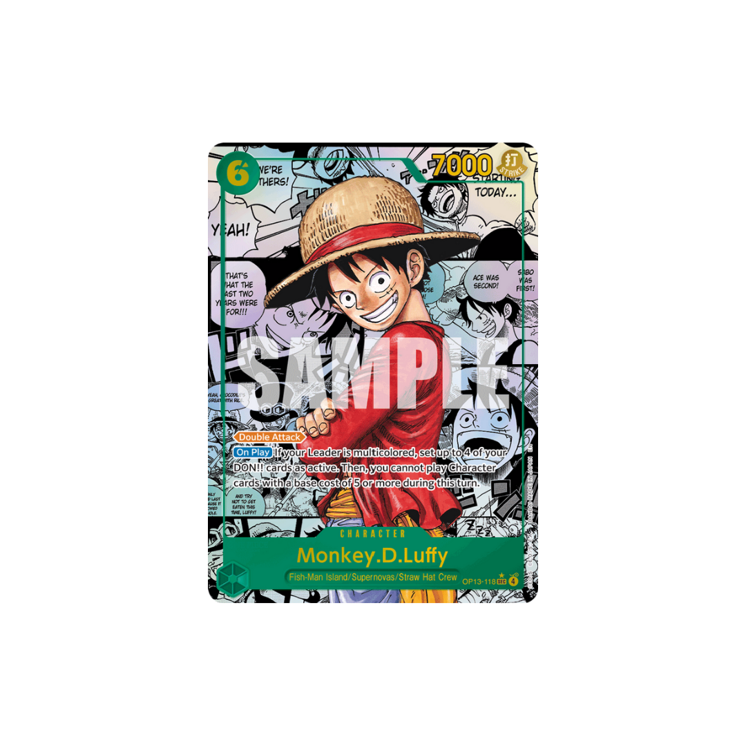 Monkey.D.Luffy - OP13-118 - SEC Manga - Carrying On His Will