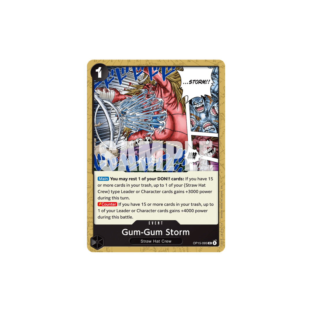 Gum-Gum Storm - OP15-095 - UC - Adventure On Kami's Island