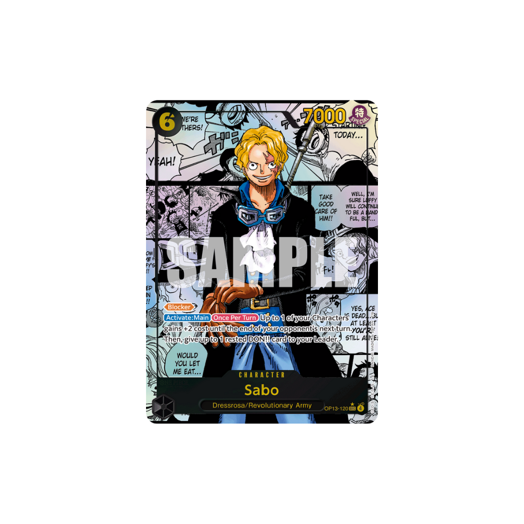 Sabo - OP13-120 - SEC Manga - Carrying On His Will