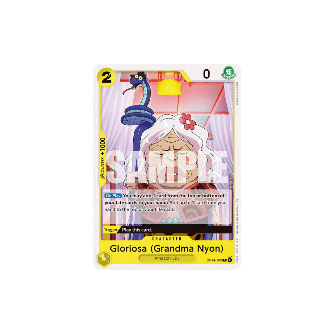 Gloriosa (Grandma Nyon) - OP14-103 - C - The Azure Sea's Seven