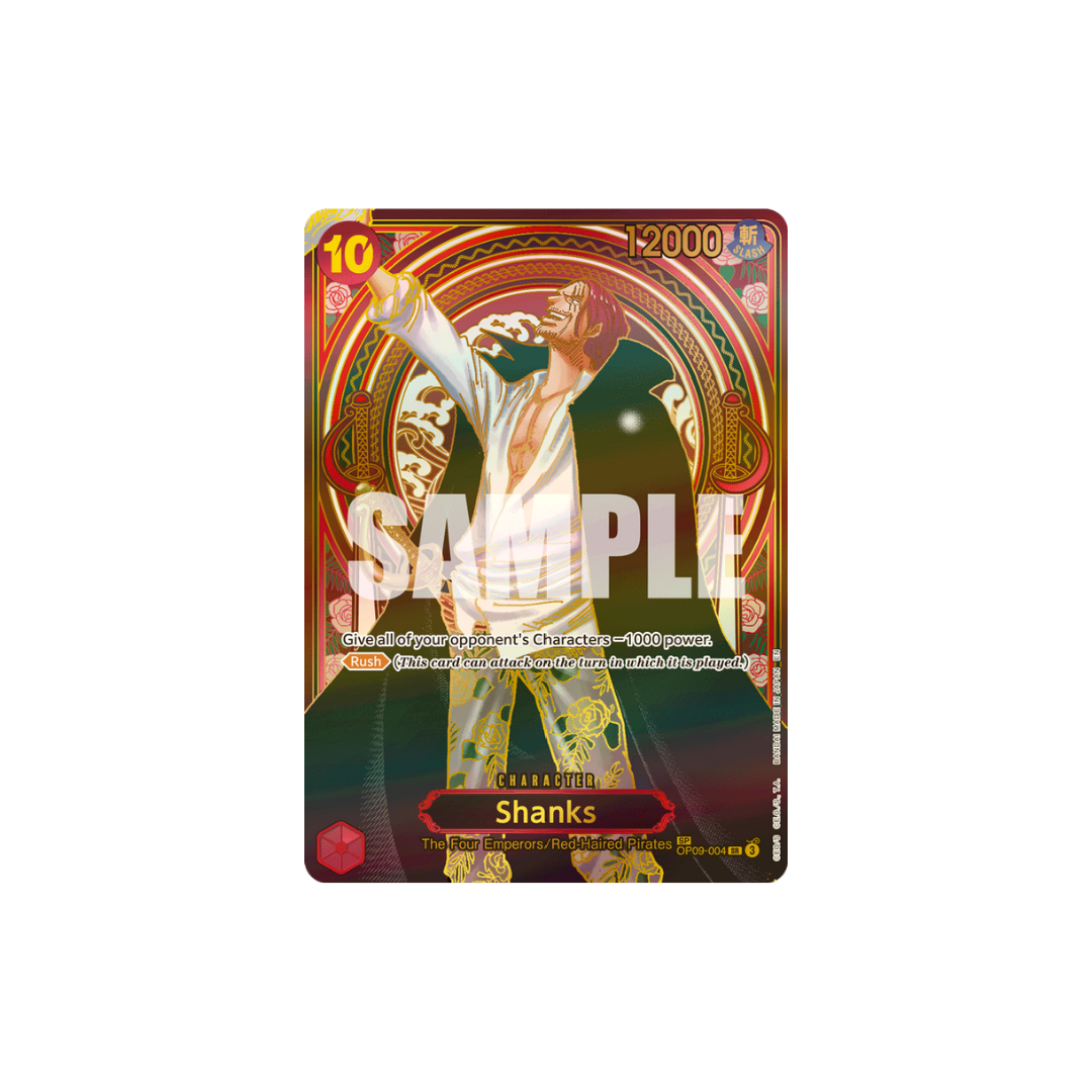 Shanks - OP09-004 - SP Gold - Carrying On His Will