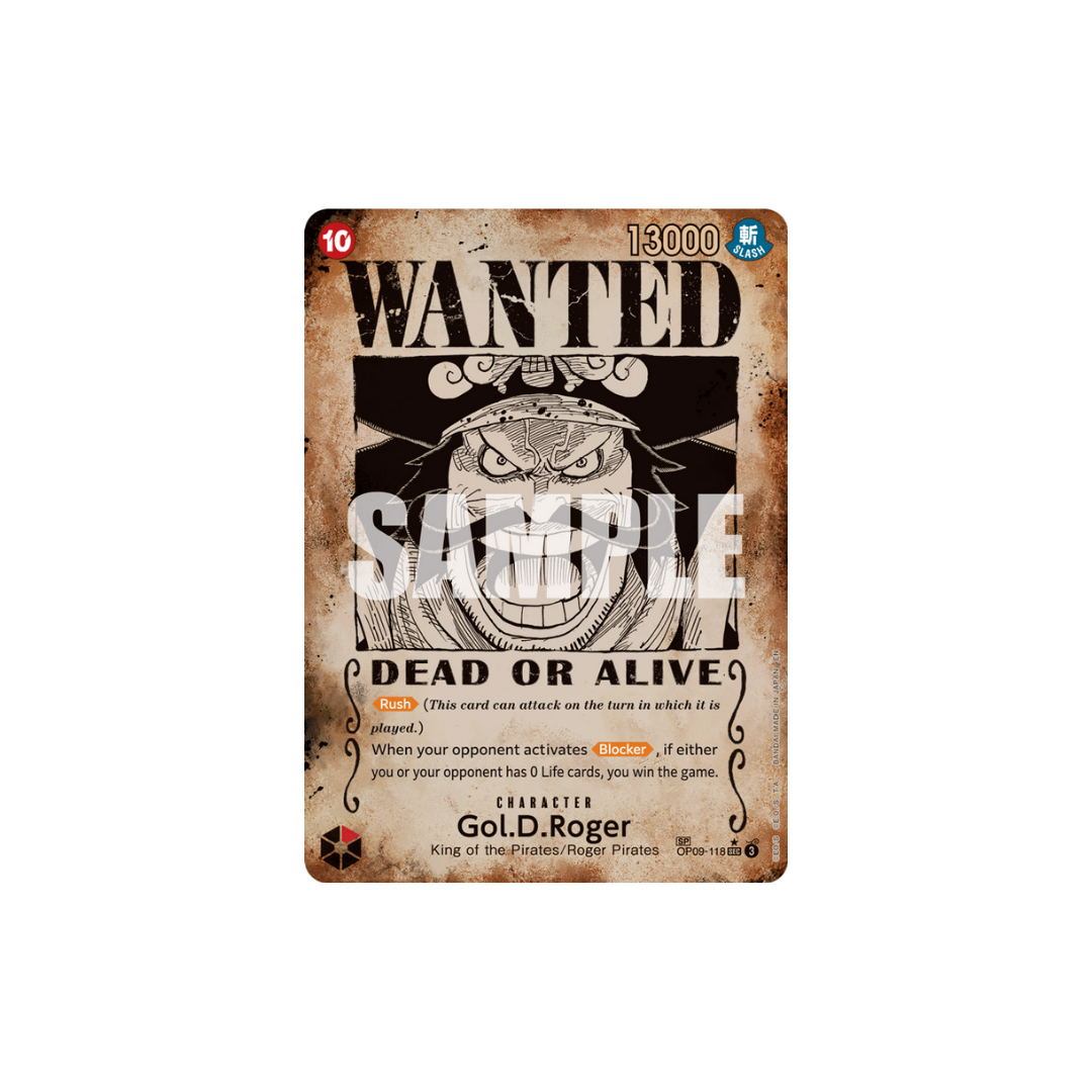 Gol.D.Roger - OP09-118 - SP - Carrying On His Will