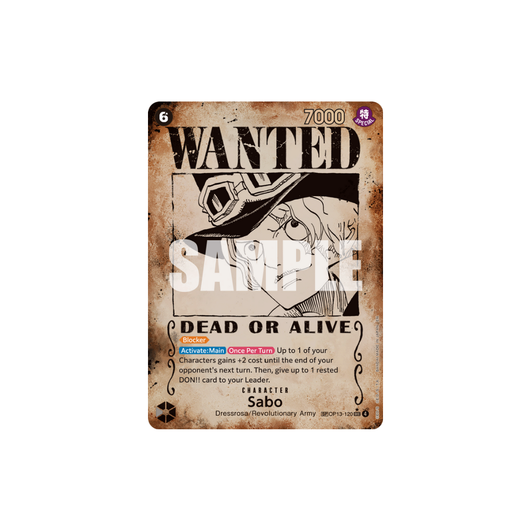 Sabo - OP13-120 - SP - Carrying On His Will