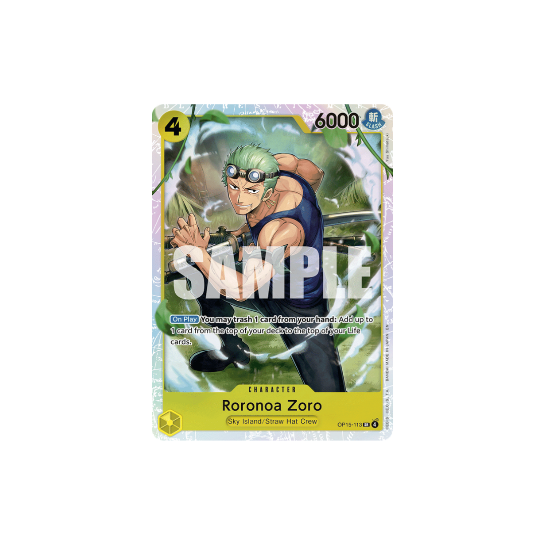 Roronoa Zoro - OP15-113 - SR - Adventure On Kami's Island