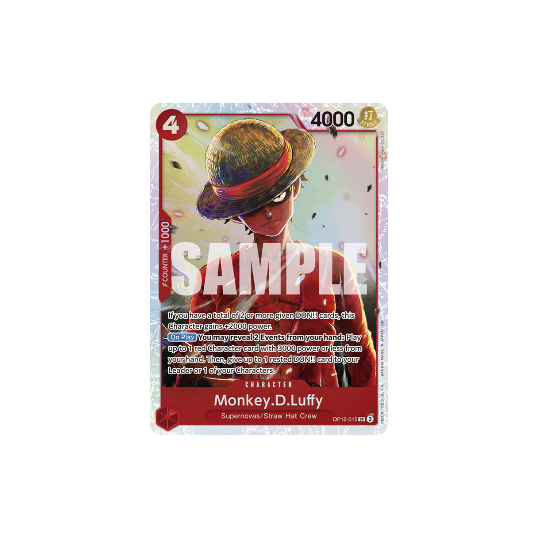 Monkey.D.Luffy - OP12-015 - SR - Legacy Of The Master