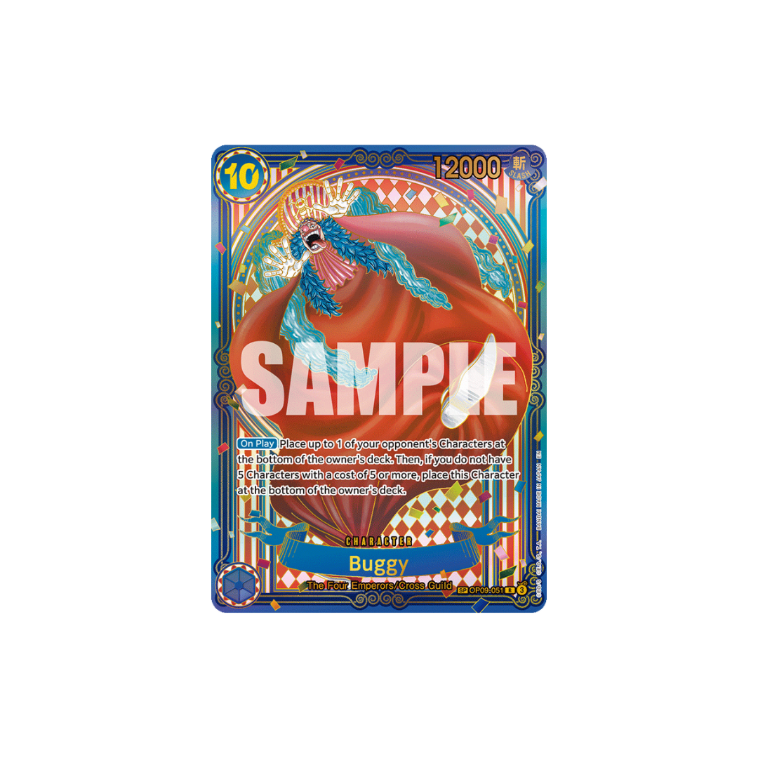 Buggy - OP09-051 - SP Gold - The Azure Sea's Seven
