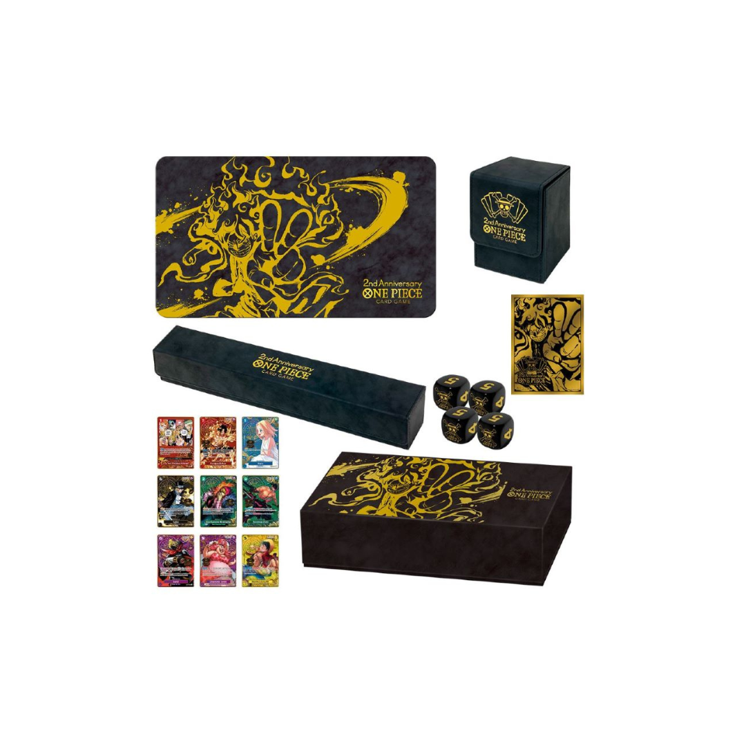 one piece card game japanese 2nd anniversary set (FULL SEALED SET) One Piece Card Game 2nd Anniversary