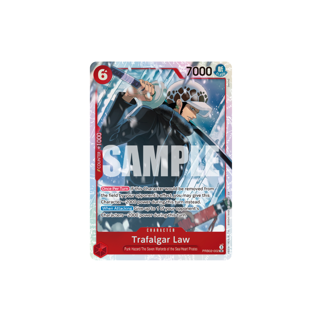 Trafalgar Law - PRB02-002 - SR - One Piece Card The Best Vol.2