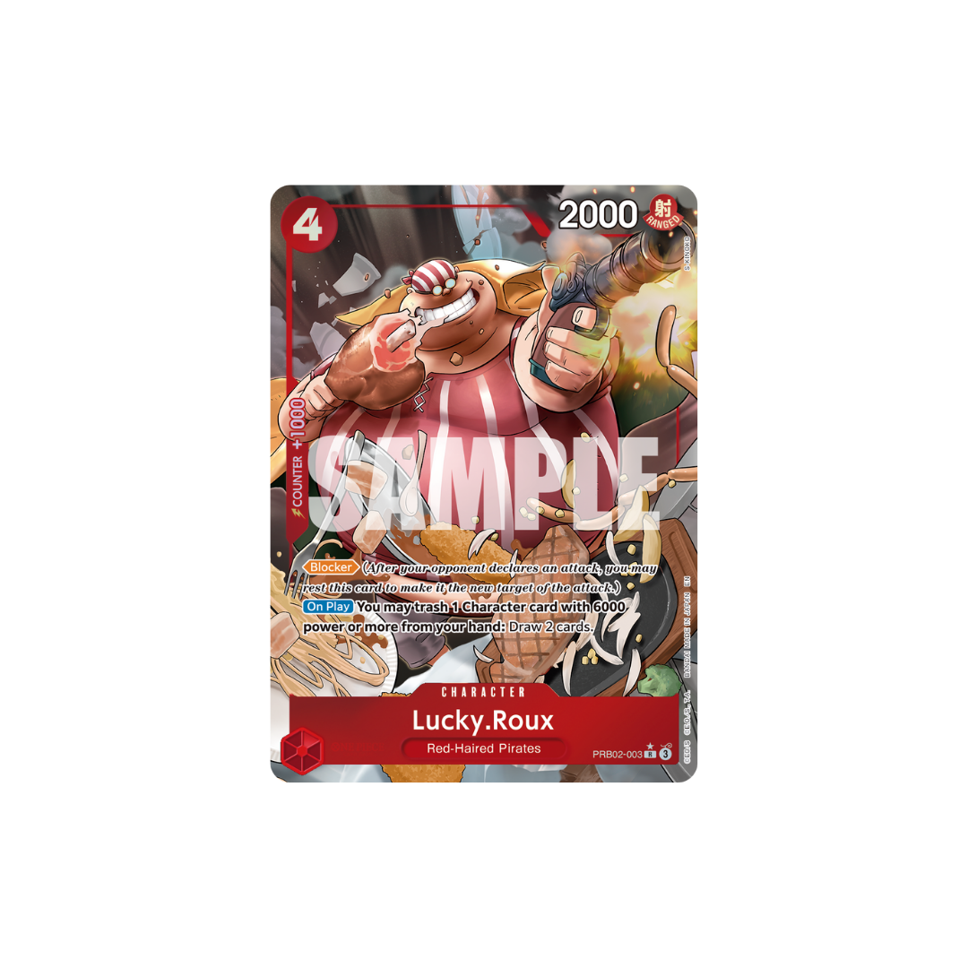 Lucky.Roux - PRB02-003 - R Parallel - One Piece Card The Best Vol.2