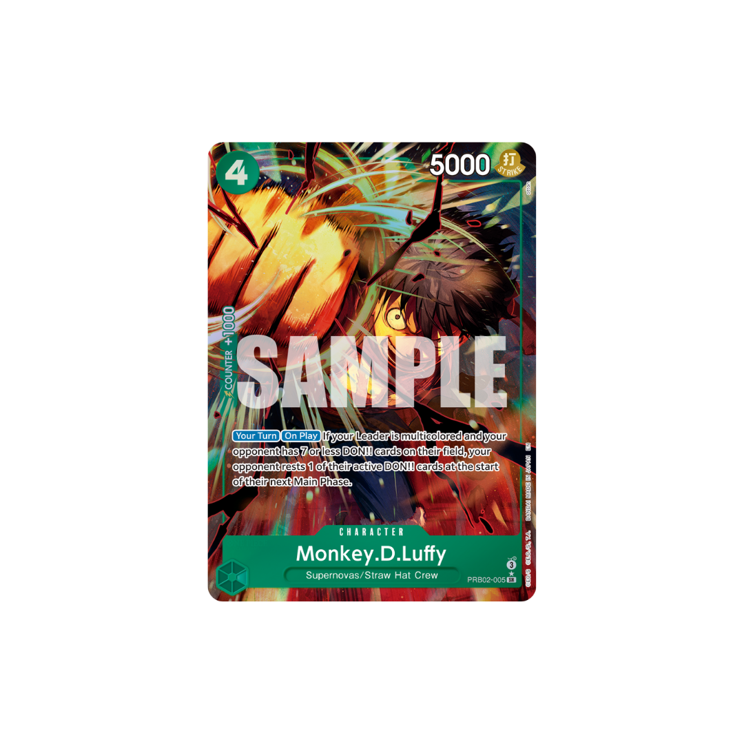 Monkey.D.Luffy - PRB02-005 - SR Parallel - One Piece Card The Best Vol.2