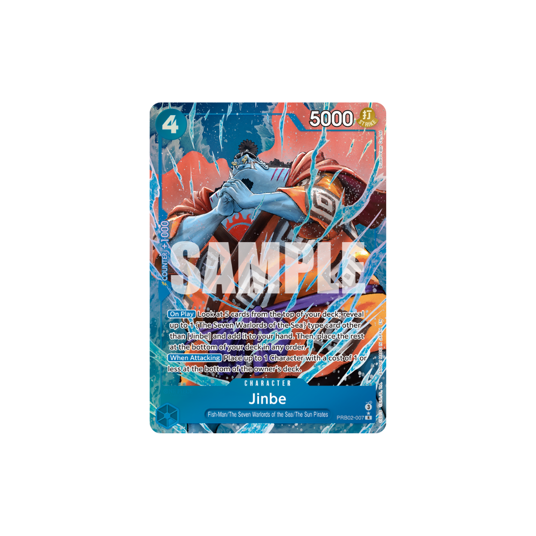 Jinbe - PRB02-007 - R Parallel - One Piece Card The Best Vol.2