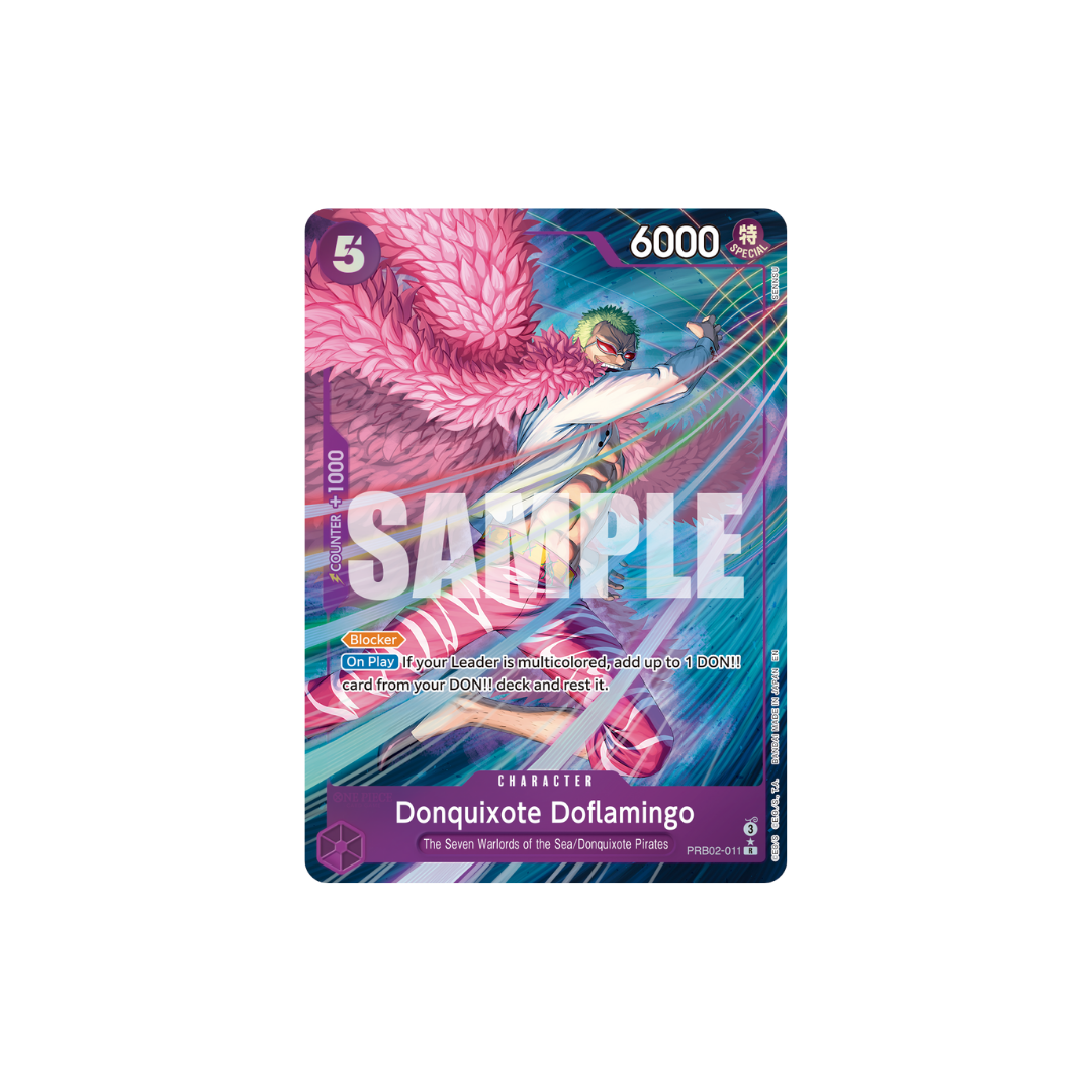 Donquixote Doflamingo - PRB02-011 - R Parallel - One Piece Card The Best Vol.2