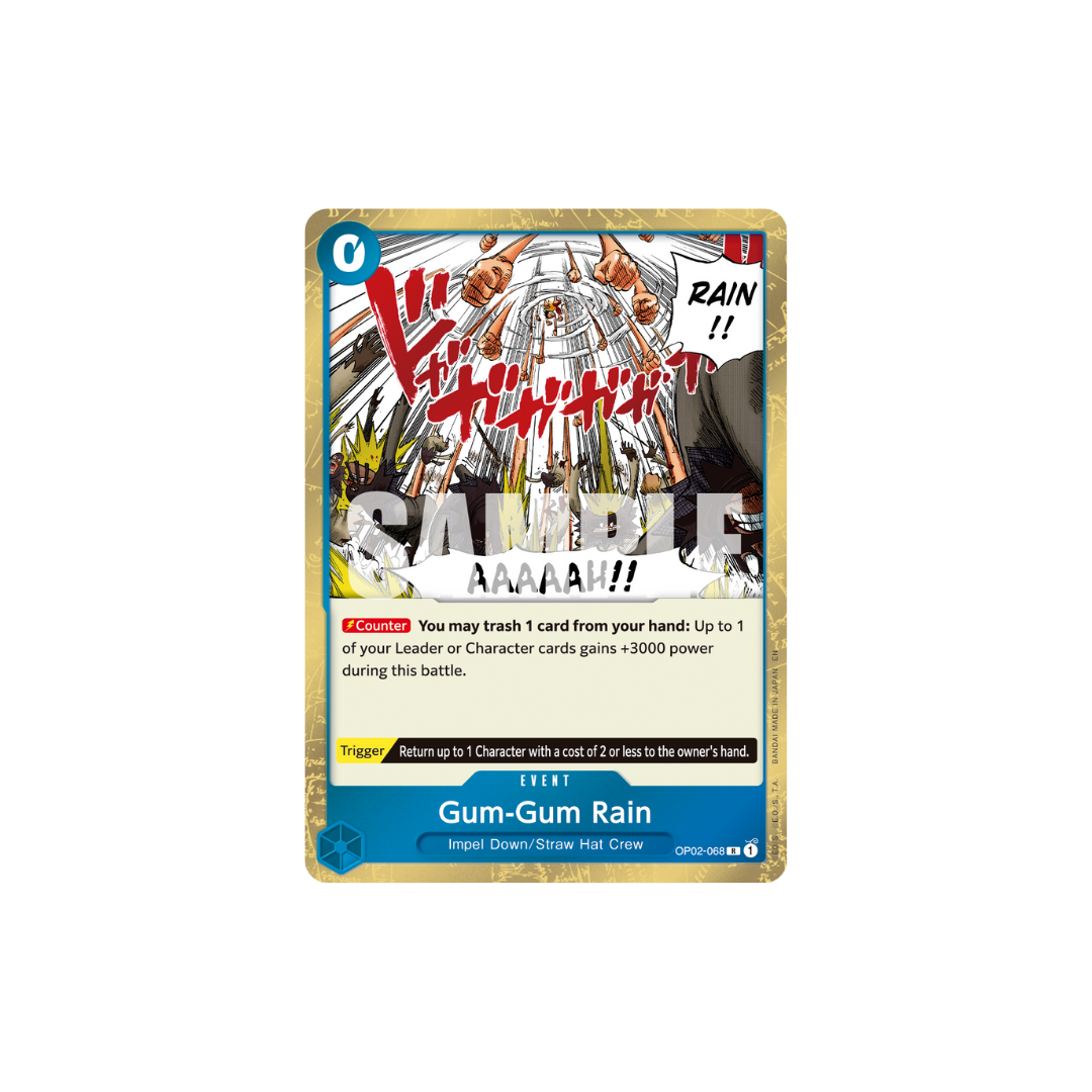 Gum-Gum Rain - OP02-068 - R - One Piece Card The Best Vol.2