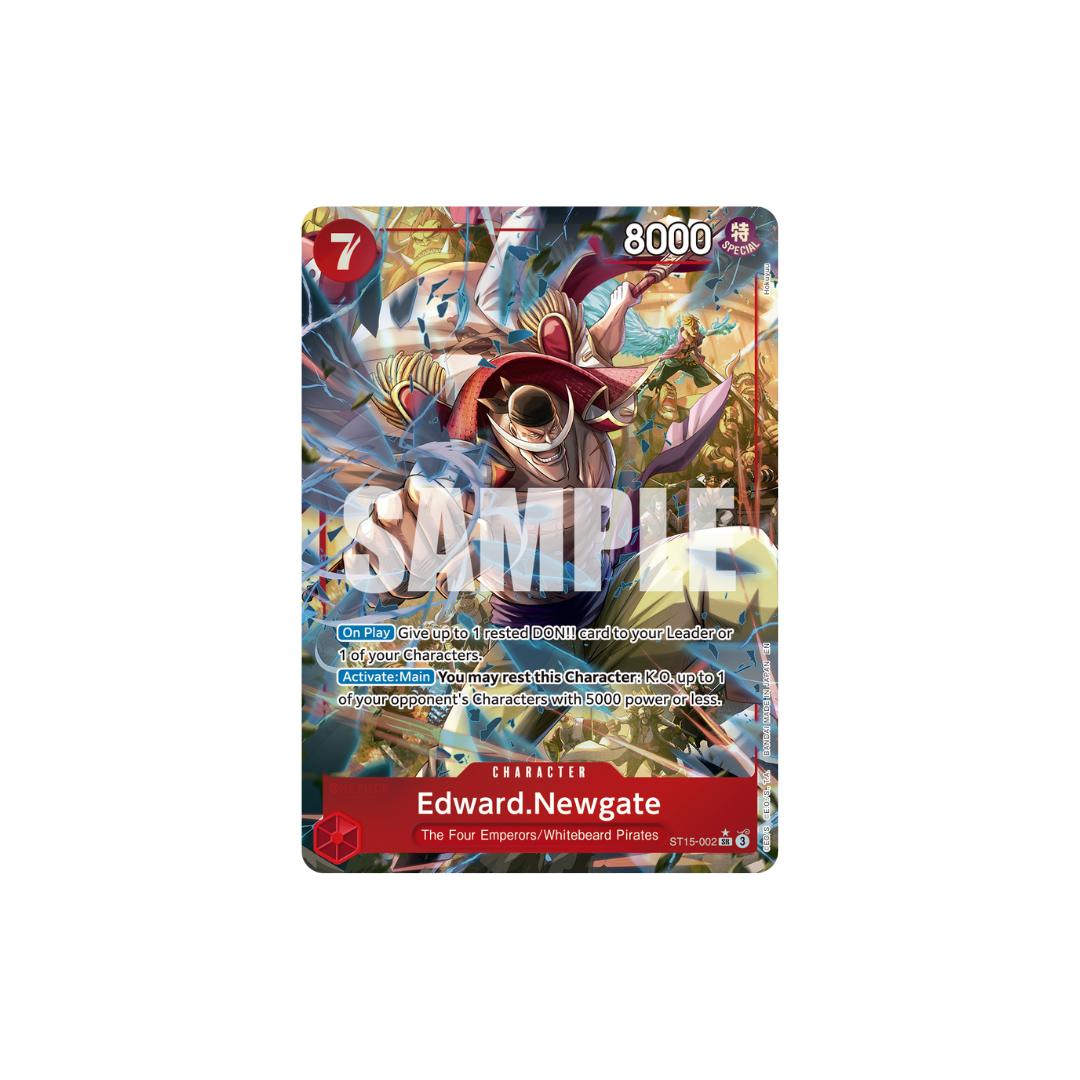 Edward.Newgate - ST15-002 - SR Parallel - One Piece Card The Best Vol.2