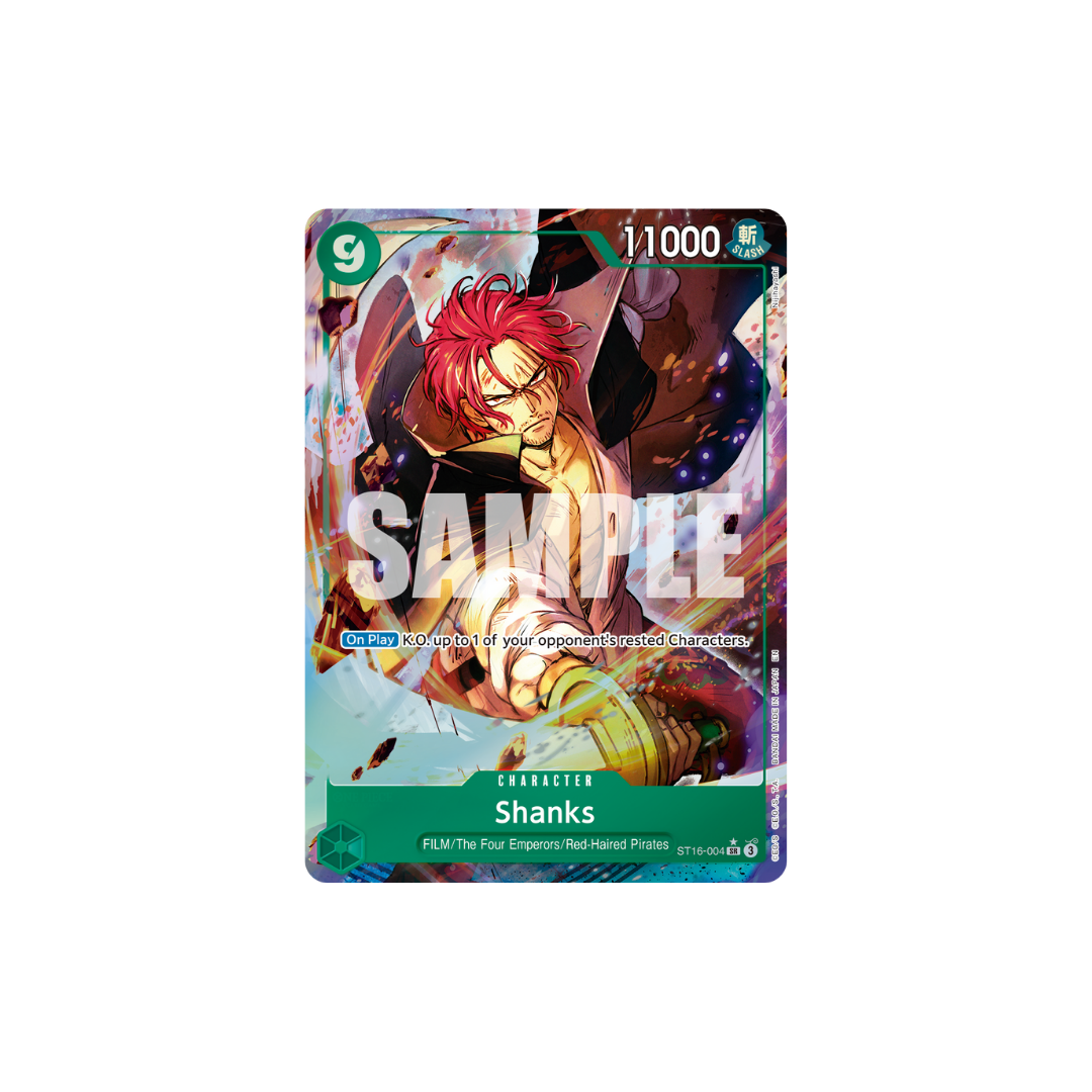 Shanks - ST16-004 - SR Parallel - One Piece Card The Best Vol.2