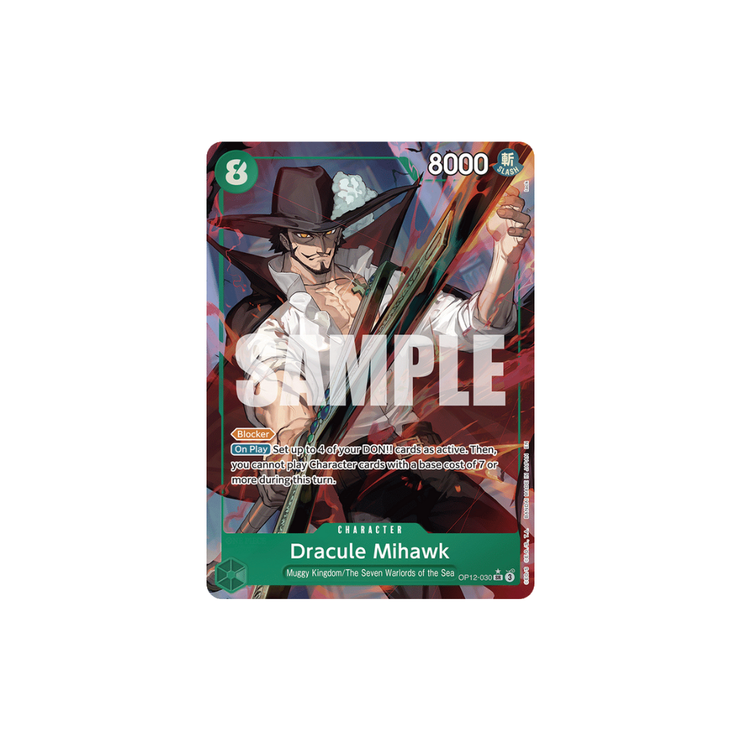 Dracule Mihawk - OP12-030 - SR Parallel - Legacy Of The Master