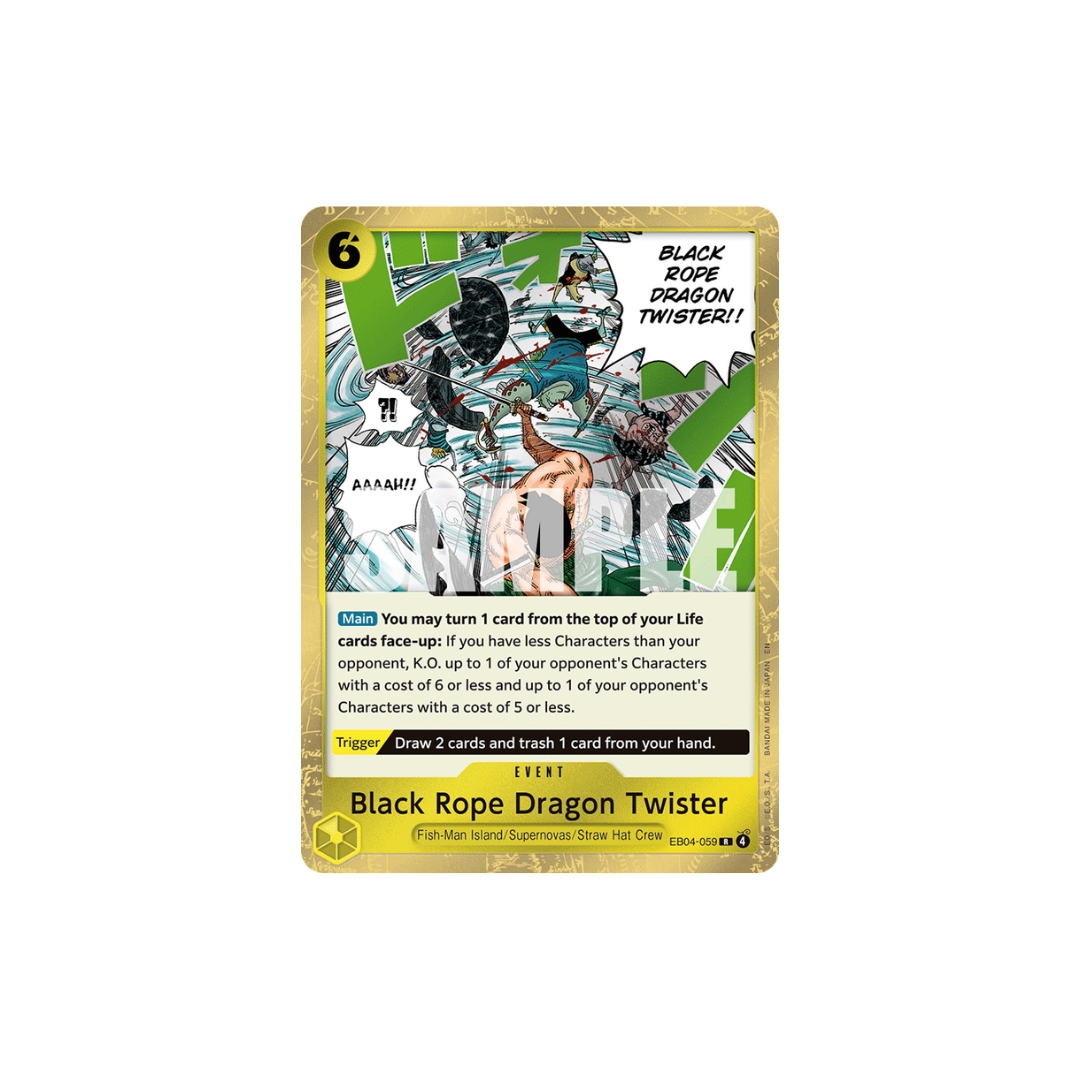 Black Rope Dragon Twister - EB04-059 - R - Adventure On Kami's Island