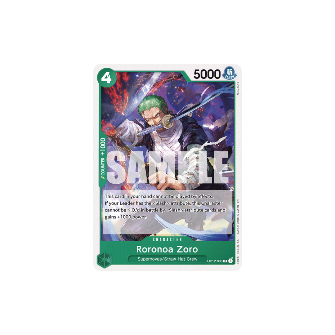 Roronoa Zoro - OP12-036 - C - Legacy Of The Master