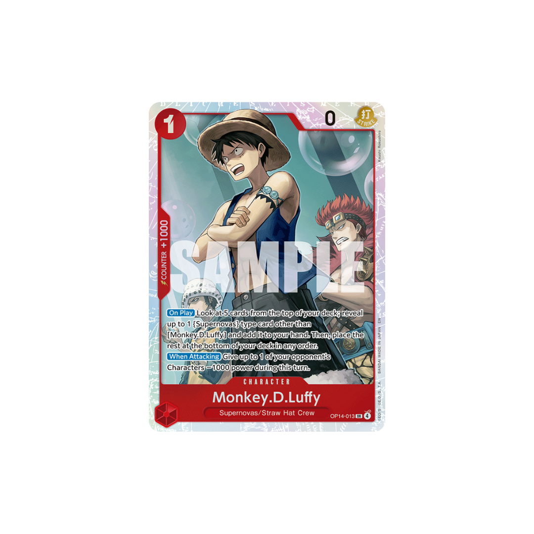 Monkey.D.Luffy - OP14-013 - SR - The Azure Sea's Seven
