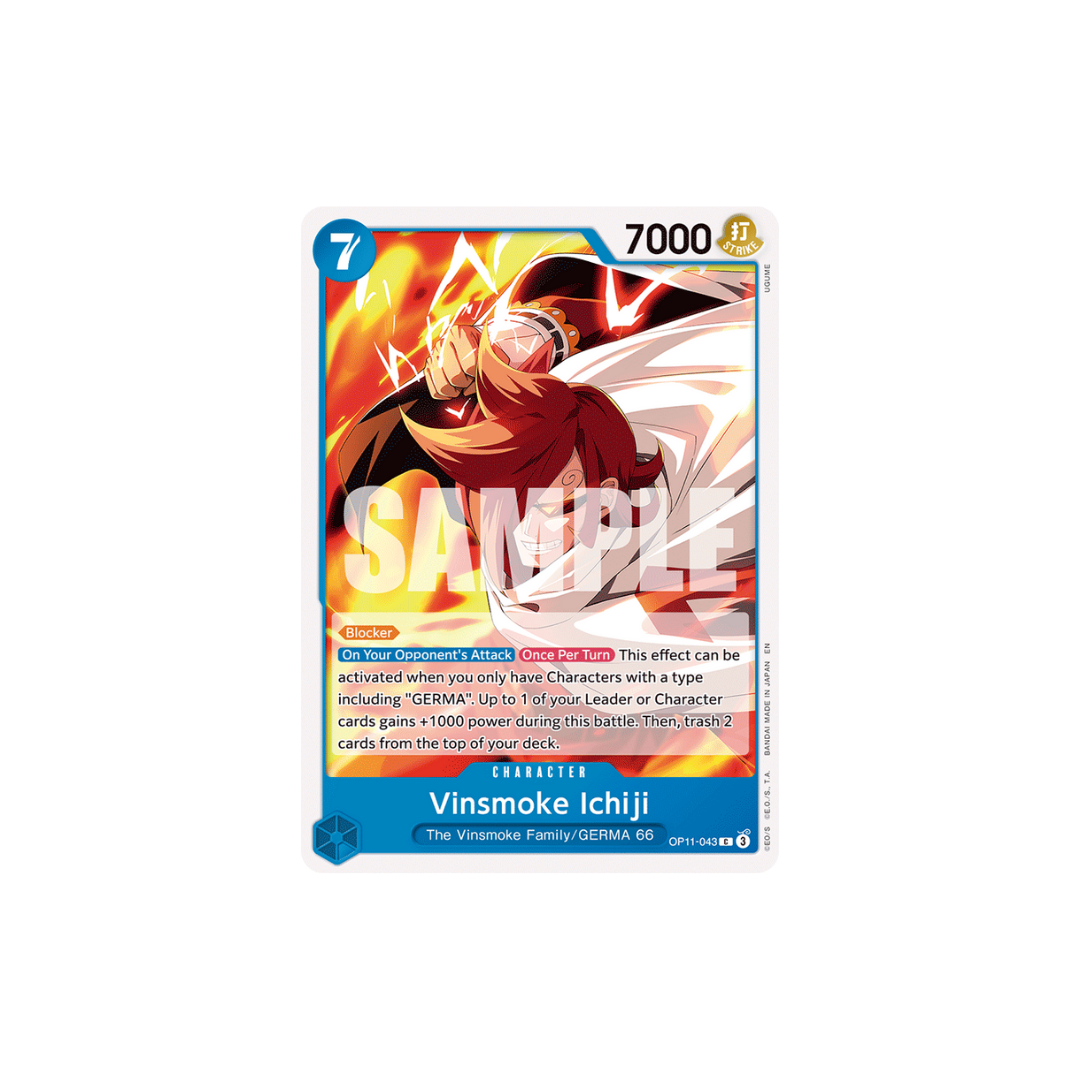 Vinsmoke Ichiji - OP11-043 - C - A Fist Of Divine Speed