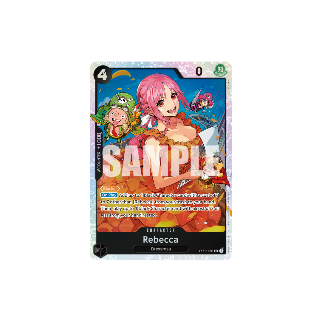 Rebecca - OP05-091 - SR - One Piece Card The Best Vol.2 Bremner TCG Rebecca - OP05-091 - SR - One Piece Card The Best Vol.2 Bremner TCG