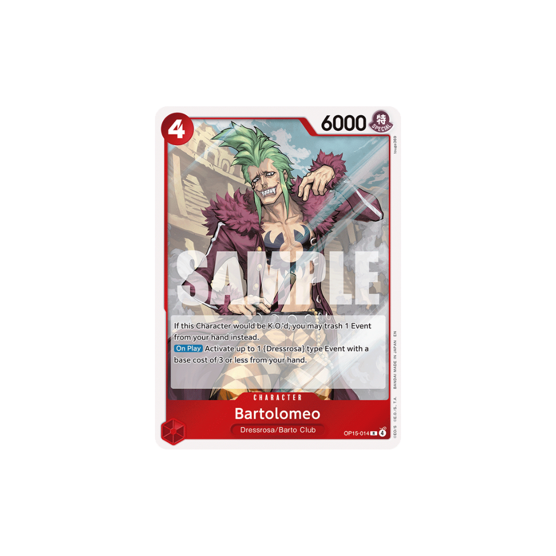 Bartolomeo - OP15-014 - R - Adventure On Kami's Island
