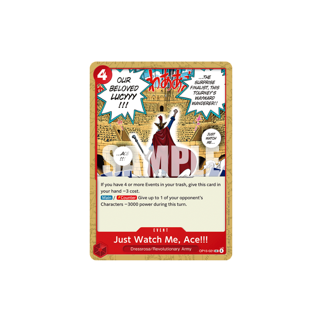 Just Watch Me, Ace!!! - OP15-021 - UC - Adventure On Kami's Island