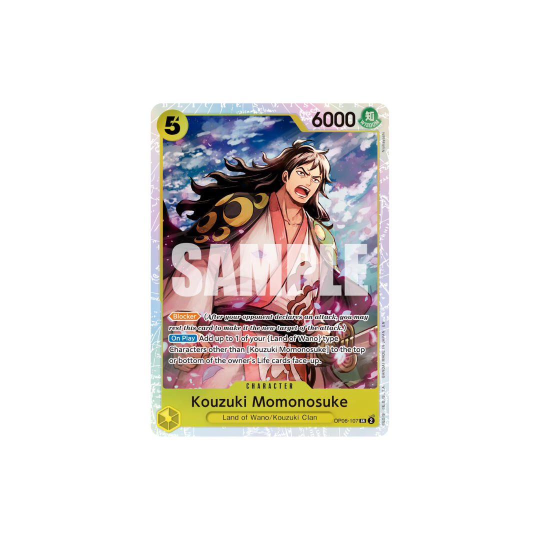 Kouzuki Momonosuke - OP06-107 - SR - One Piece Card The Best Vol.2