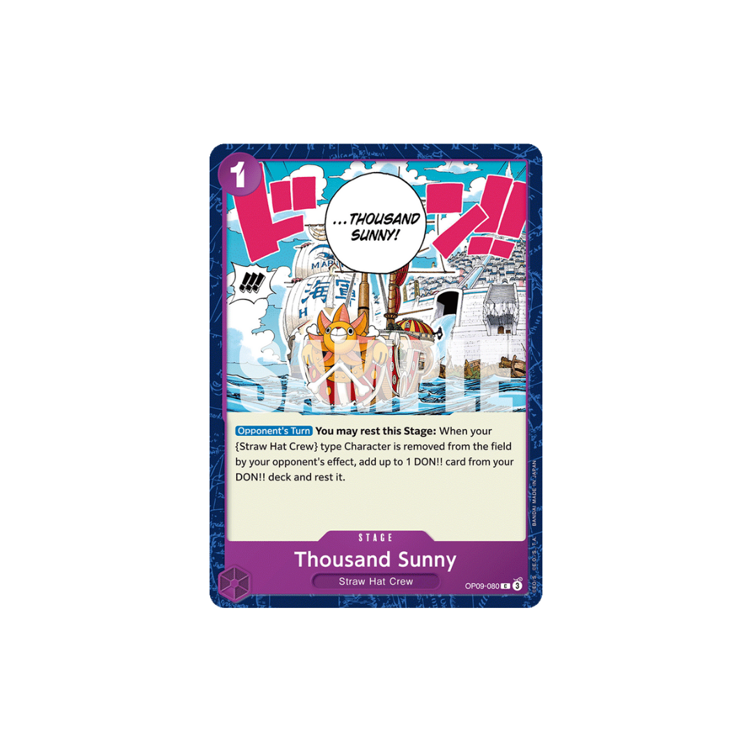 Thousand Sunny - OP09-080 - C - Emperors In The New World