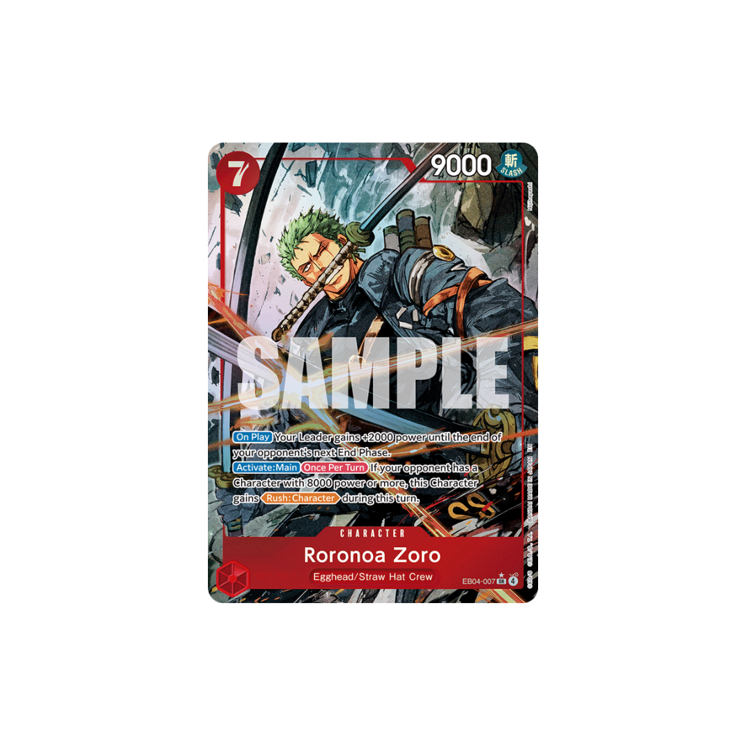 Roronoa Zoro - EB04-007 - SR Parallel - Adventure On Kami's Island