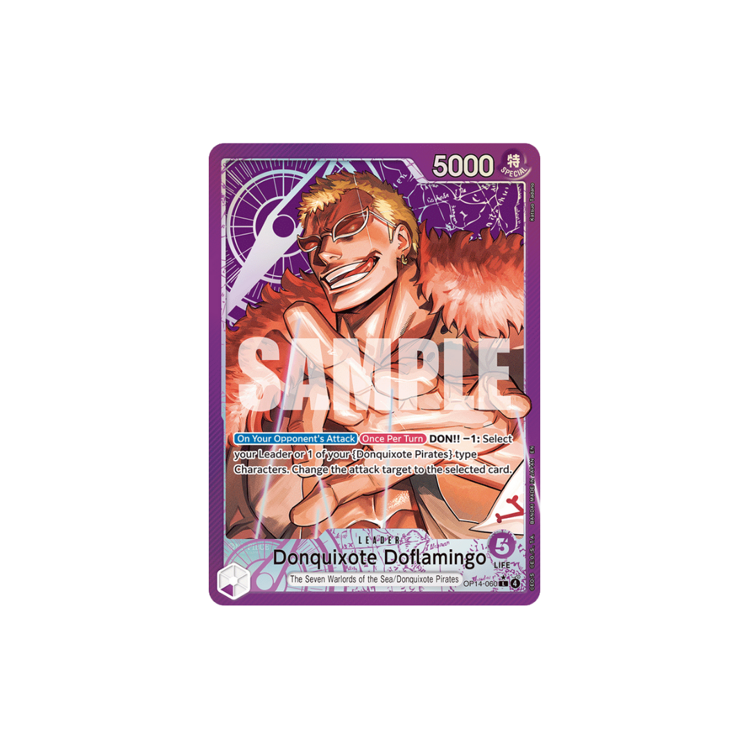 Donquixote Doflamingo - OP14-060 - L Parallel - The Azure Sea's Seven