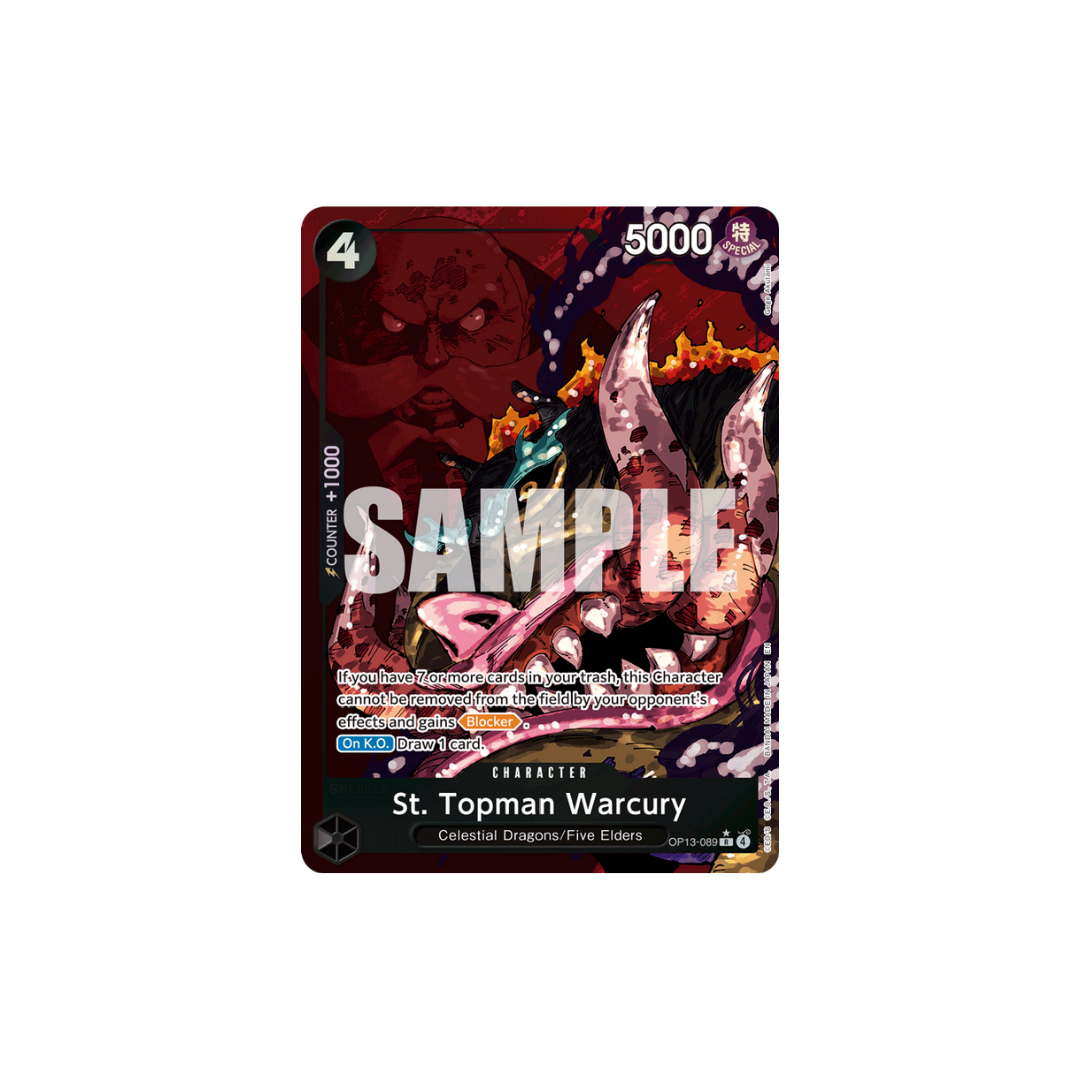 St. Topman Warcury - OP13-089 - R Parallel - Carrying On His Will