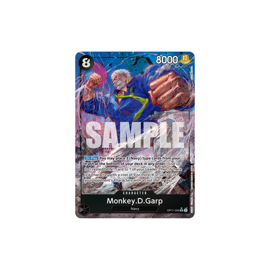 Monkey.D.Garp - OP11-095 - SR Parallel - A Fist Of Divine Speed
