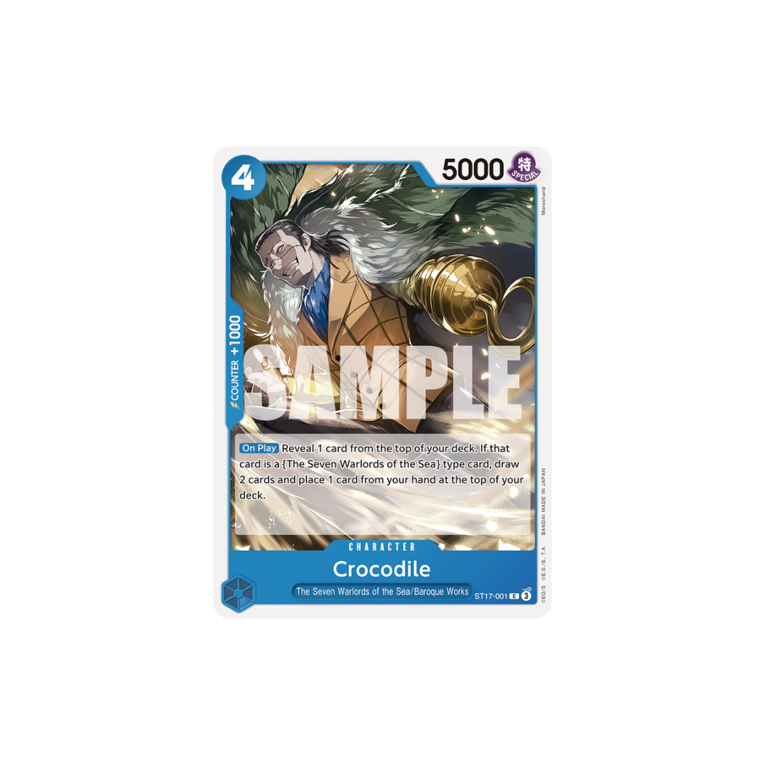 Crocodile - ST17-001 - C - Blue Donquixote Doflamingo