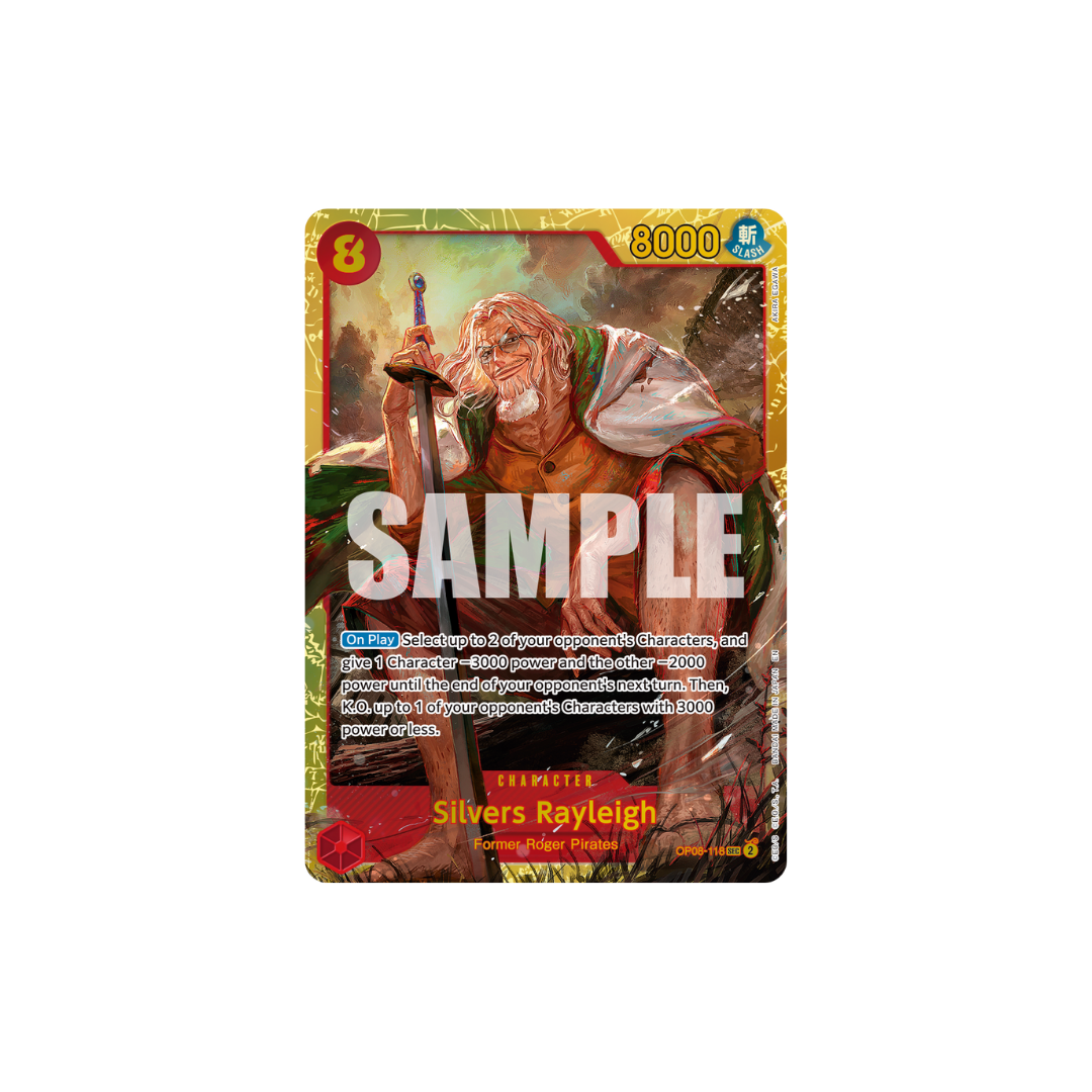 Silvers Rayleigh - OP08-118 - SEC - One Piece Card The Best Vol.2