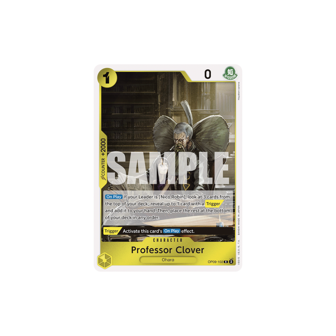 Professor Clover - OP09-102 - R - Emperors In The New World